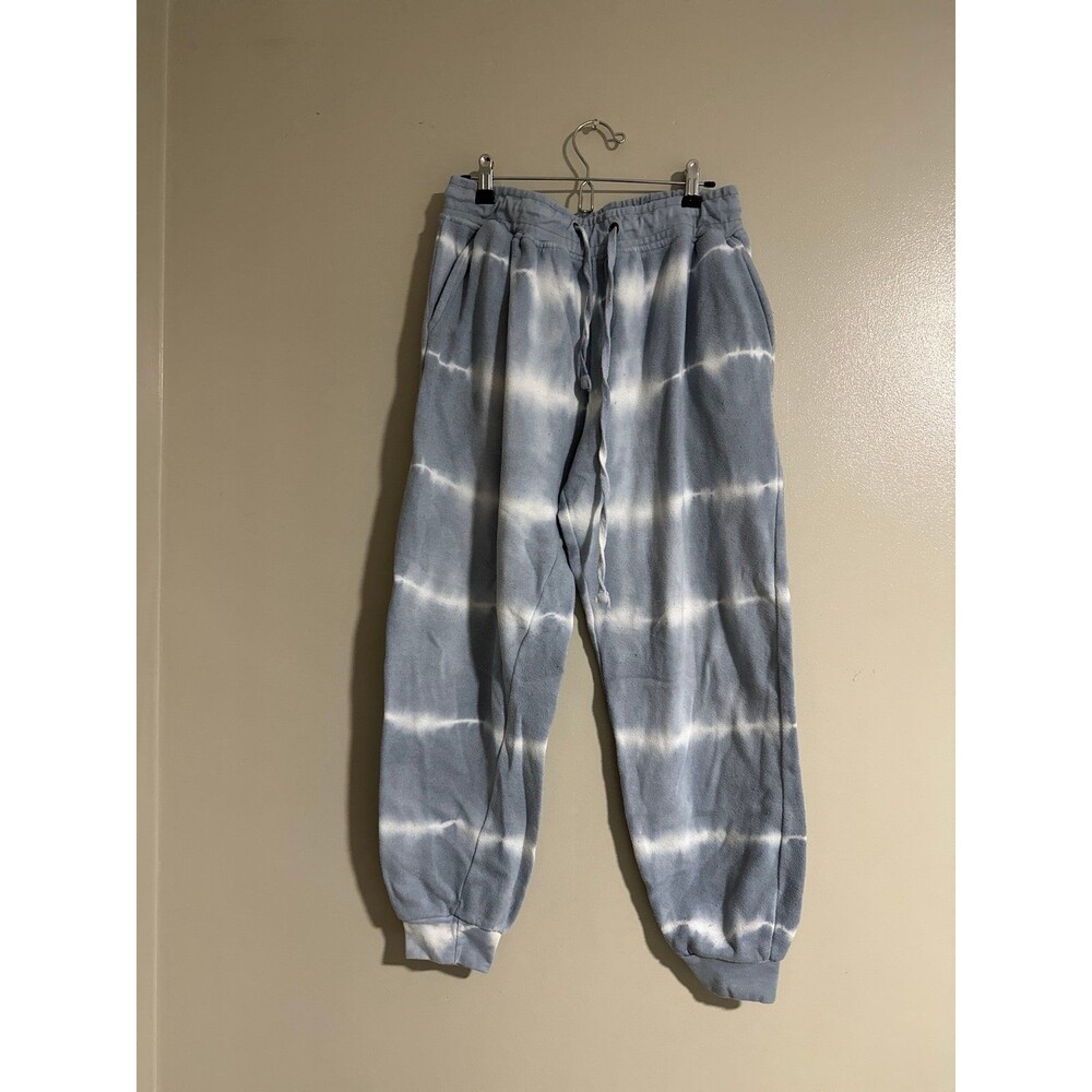 Tie-dye striped sweatpants L